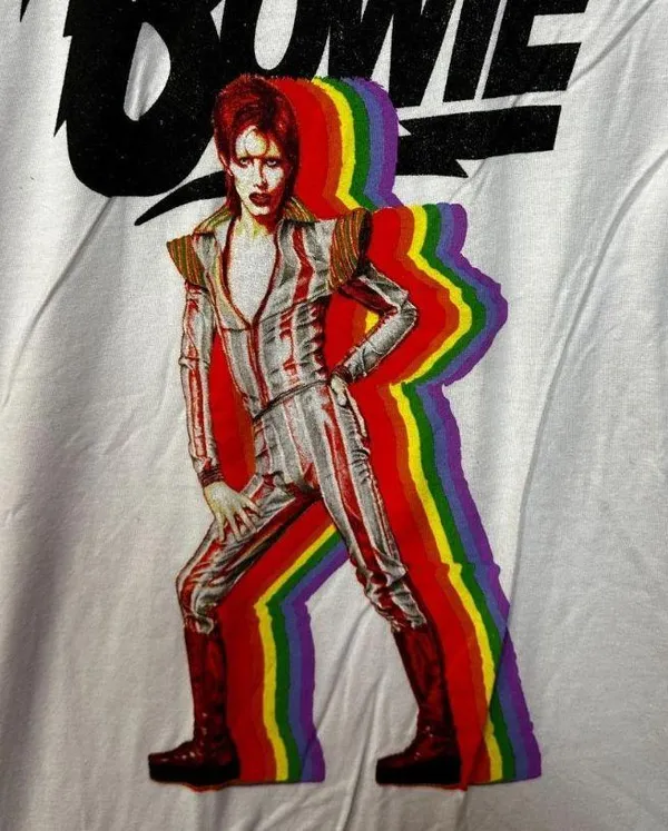 David Bowie starman Rock Tshirt size Medium - Image 2