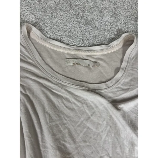 prAna Perry Small‎ Block Midi Dress Sleeveless Scoop Neck Green/cream Pockets - Image 7
