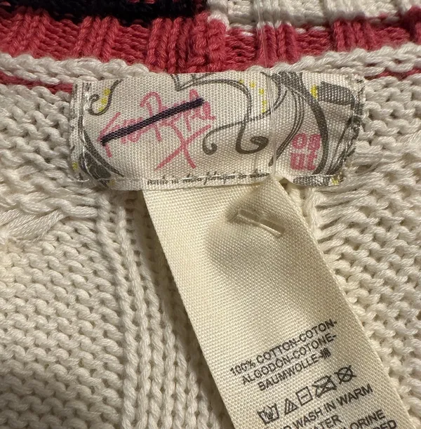 Free People Coastal Prep Poncho Vest Cable Knit - Image 5