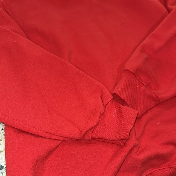 Peanuts Charlie Brown red sweatshirt size medium vintage Christmas - Image 3