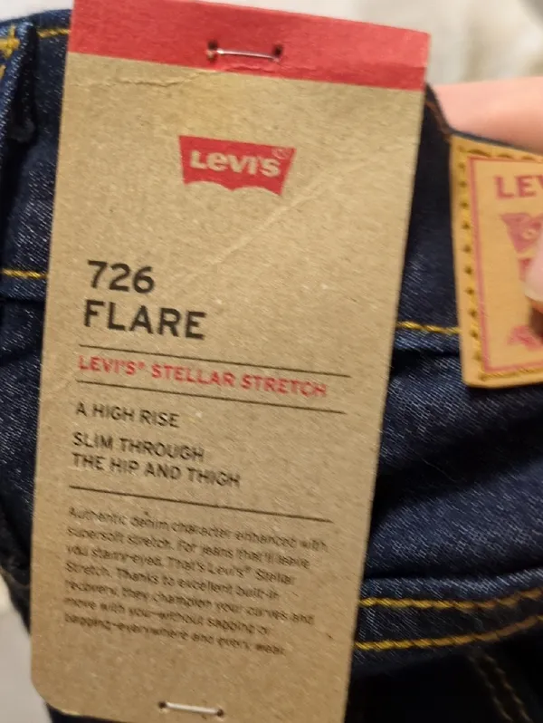 Levi's 726 Flare Jeans Size 27x32 - Image 6