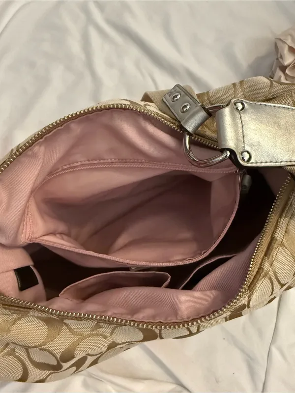 EUC Vintage Coach Gallery Signature Hobo Shoulder Bag with Multicolor Stripe - Image 15