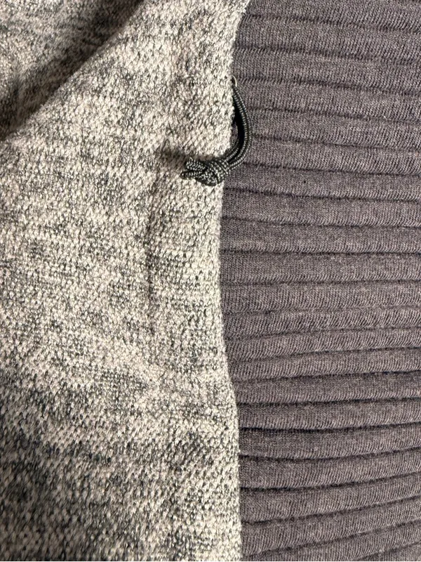 The North Face Grey & Black Fleece Vest Womens Large Outdoor Hiking - Image 7