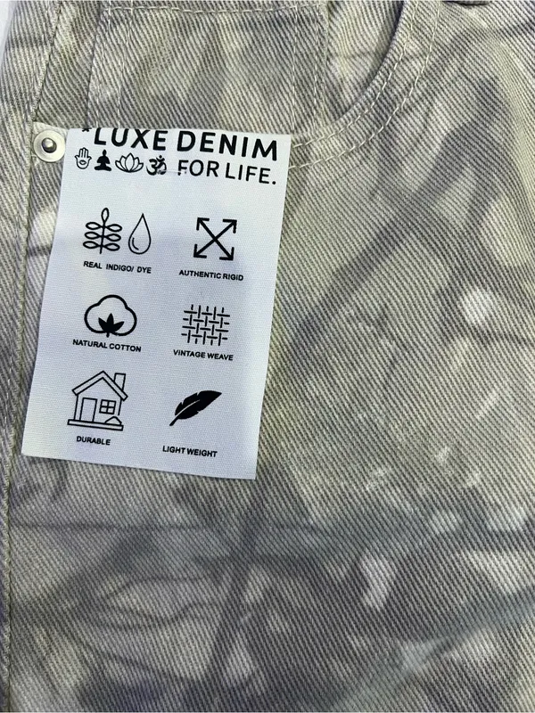 Refrain los Angeles camo printed cargo white leg pants size 9 - Image 4