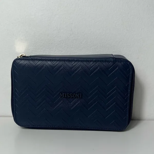 Missoni X Delta One First Class Amenity Travel Cosmetic Dopp Kit Bag Case - Image 5
