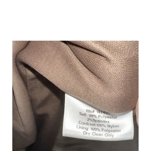 NEW Katie May Colette Gown Dress Womens Sz XL Brown Stretch Strapless MSRP$324 - Image 6