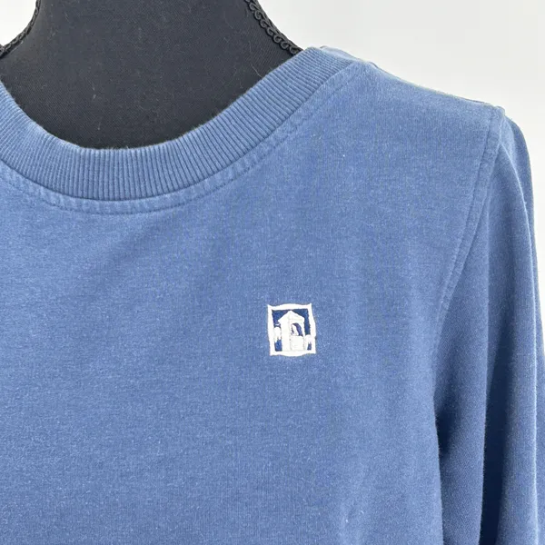 Retro 90s Inspired Athleisure Pullover Sweatshirt Puma Hot Pink Zip Blue Small‎ - Image 6