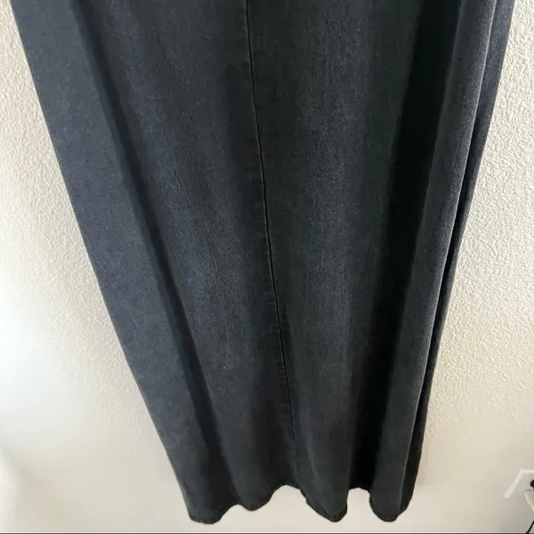 Cut Loose Black Fade Maxi Tank Dress Boho Lagenlook layering Casual Minimalist S - Image 8