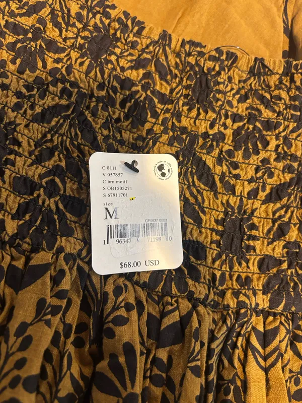 NWT Free People Dandelion Floral Halter Top Size M. - Image 6