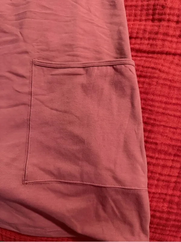 SHEIN Dusty Rose Mini Dress with Pockets - Image 4