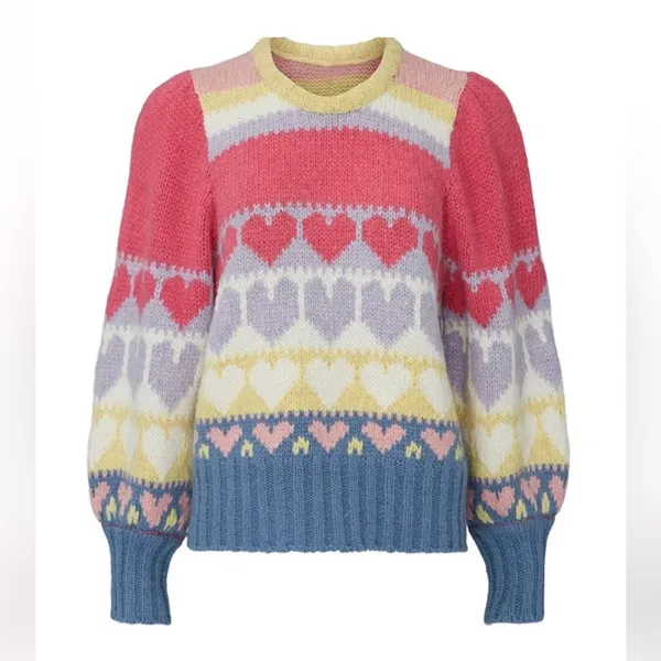 LoveShackFancy Shirelle sweater size small - Image 10