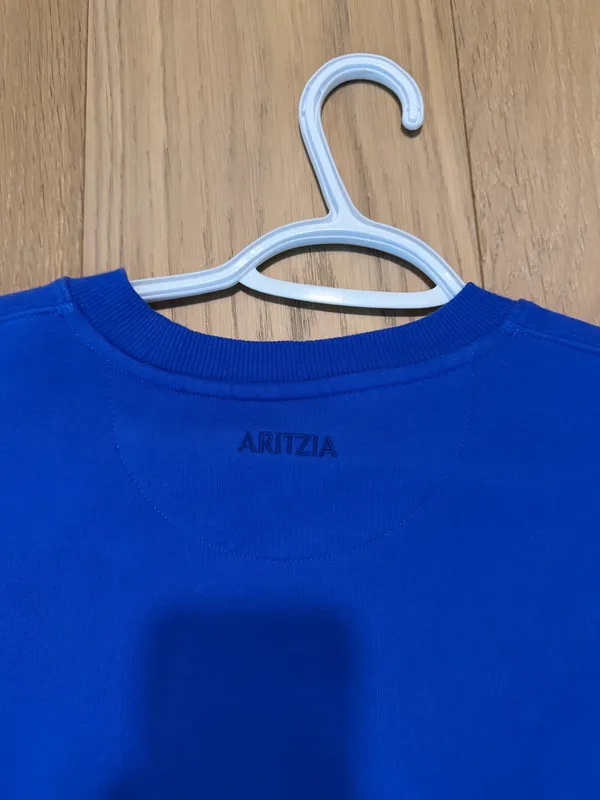Aritzia Cozy Sweatfleece Perfect Crew Sweatshirt - Image 5