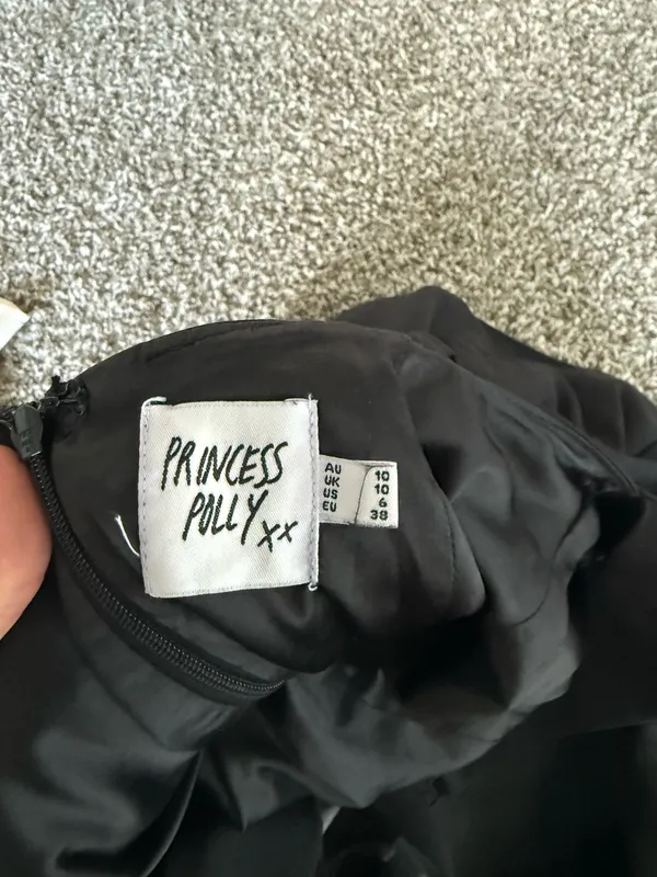 Black princess Polly dress - Image 6