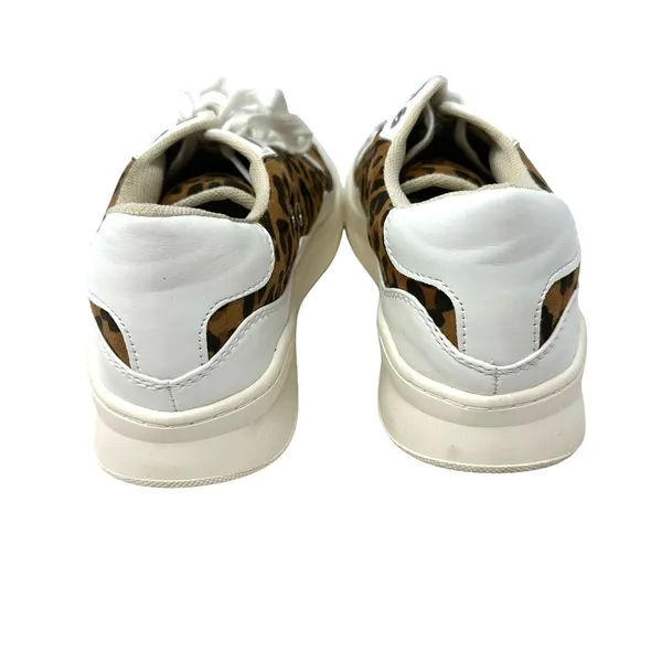 Coconuts by Matisse Size 8‎ Sneakers White Leopard Print Lace Up Casual Shoes - Image 4