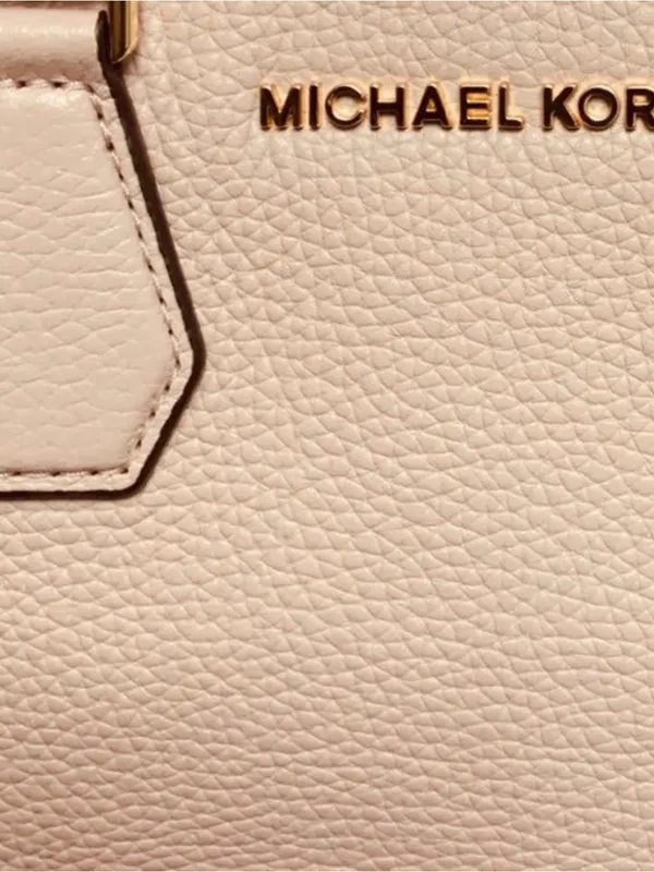 Michael Kors Leather Purse Satchel - Light pink - Image 3
