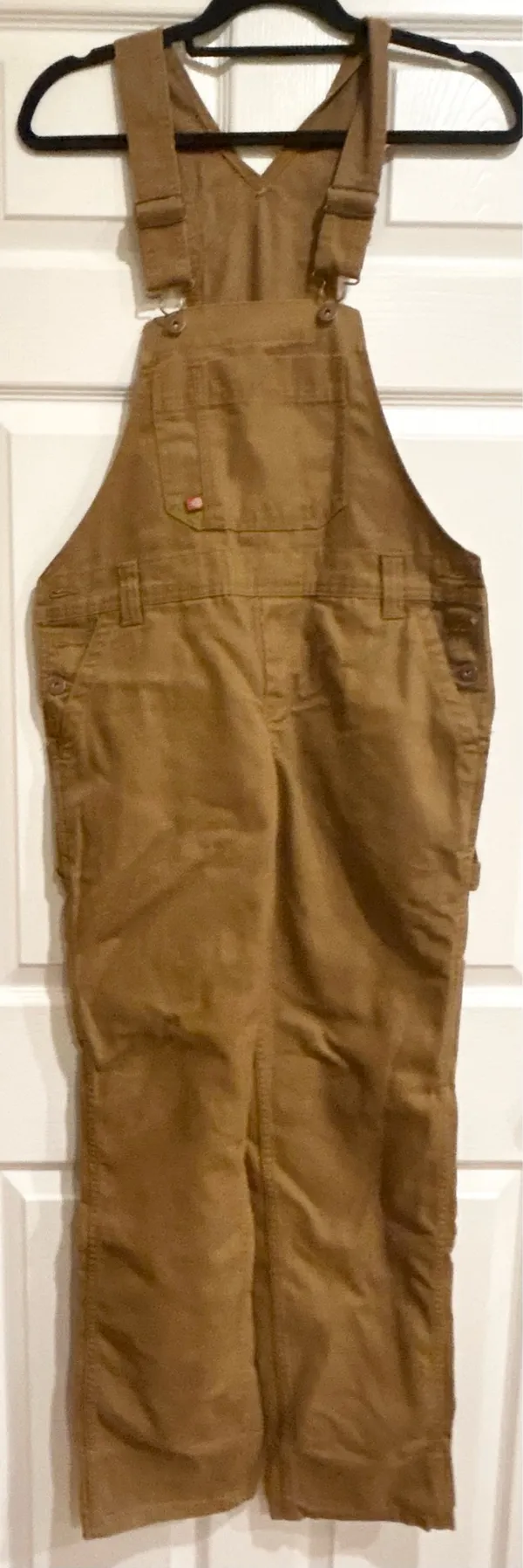 Dickies NWT Relaxed Fit Bib heritage Overalls - Rinsed Brown Duck size XS - Image 6