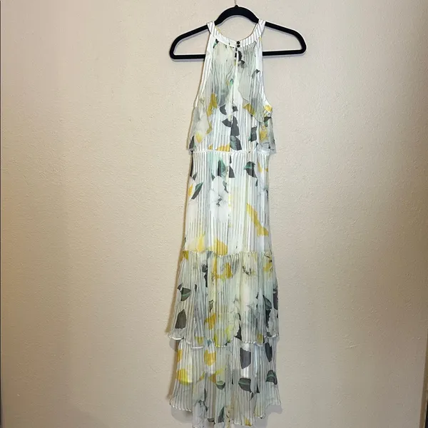 Anthropologie‎ Floral Garden Party Dress Size 0 - Image 9