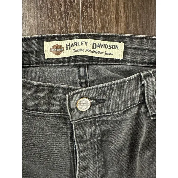 Harley-Davidson Genuine MotorClothes‎ Black Denim Jeans - Image 2