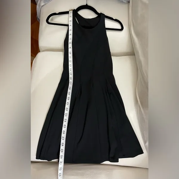Lululemon Court Crush Tennis Dress Nulux in Black Size 0,2? - Image 9