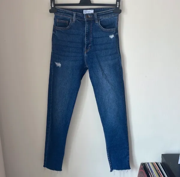Bershka Super High Waist Skinny Jeans, Size US 4 - Image 9