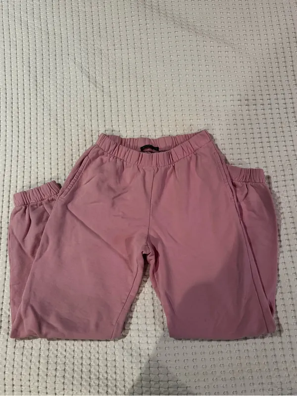 Brandy Melville Pink Jogger Sweatpants - Image 4