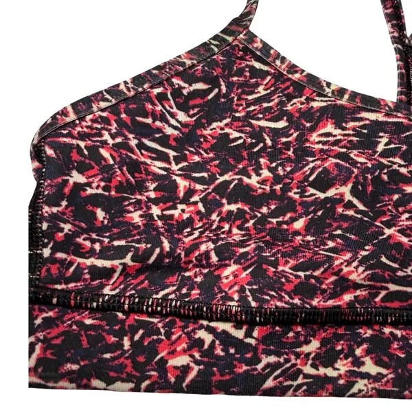 Lululemon Flow Y Bra IV Mini Ripple Boom Juice Multi / White - Image 4