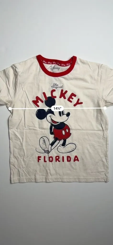 Cute Disney Mickey Mouse Florida The Original Ringer T-Shirt Size 6/7 - Image 3