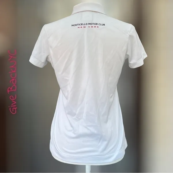 Y2K Nike Golf Monticello Motor Club Dri-Fit Polo T-Shirt Size Small - Image 3