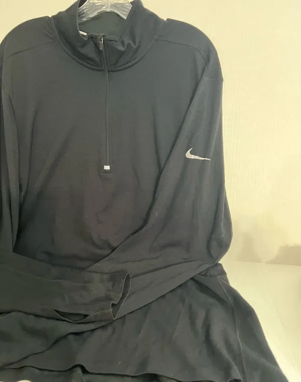 Nike Running Dri Fit Black Long Sleeve Quarter-Zip Top - Image 3