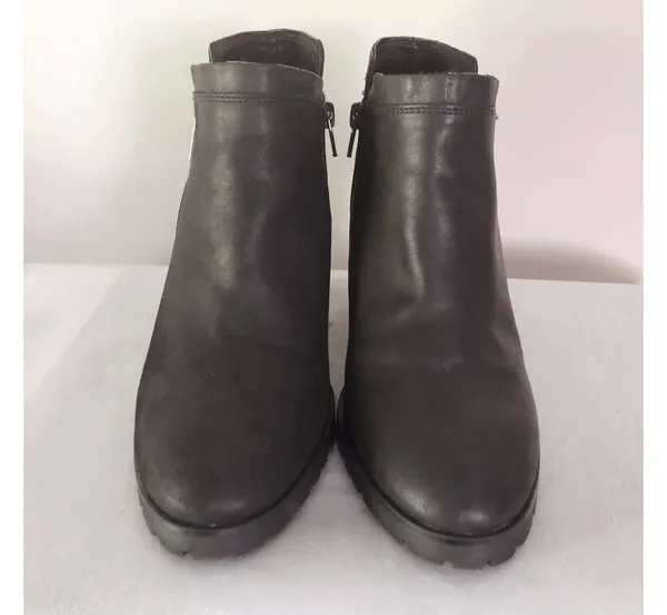 Lucky Brand Black Leather Ankle Boots - Image 11
