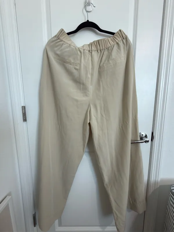 Tgla Wide Leg pants Tan Size L - Image 2