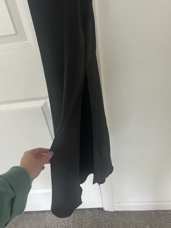 Hello Molly Maxi Dress Satin Black - Image 8
