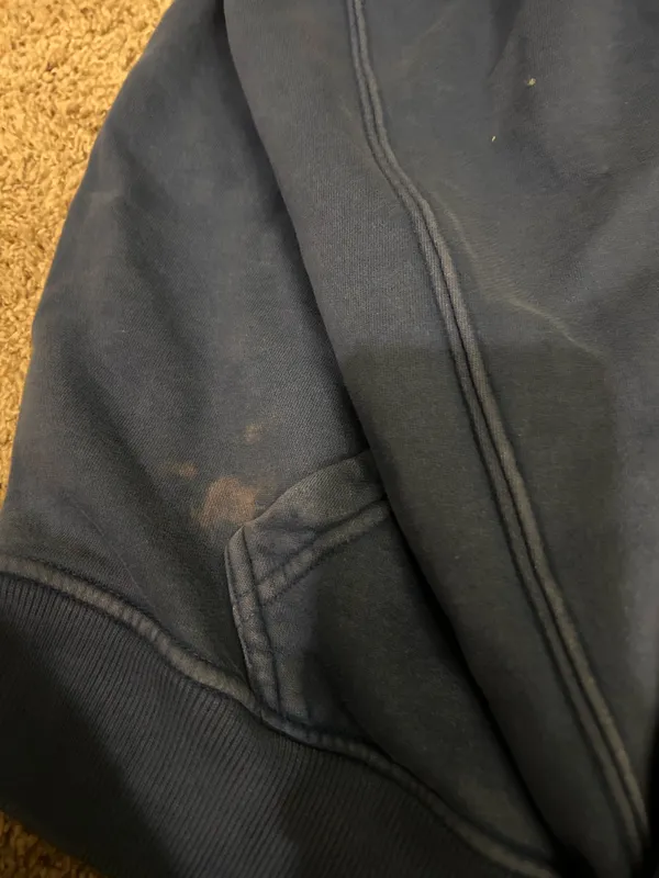 Blue Abercrombie Hoodie Sweatshirt - Image 2