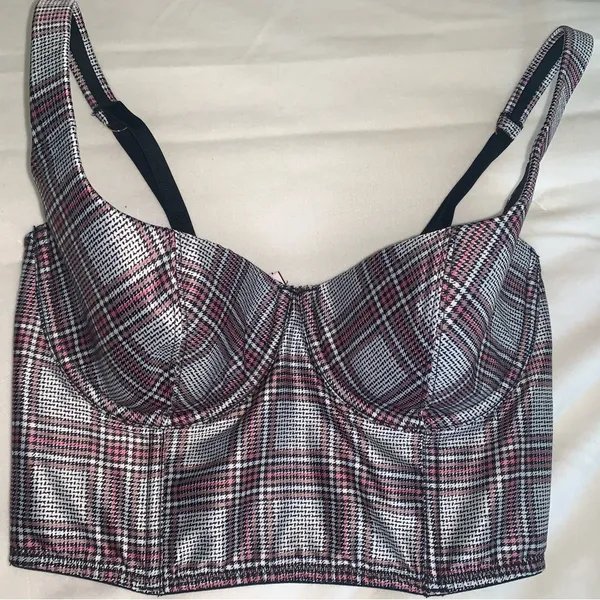 Victoria’s Secret Plaid Corset Top 34B - Image 6