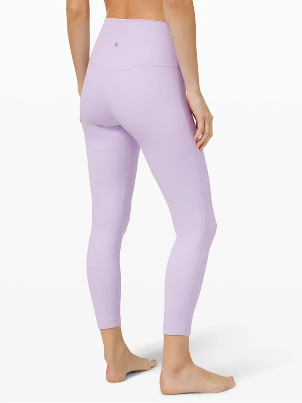 Lululemon Align Pant 25" Lavender Dew light purple leggings high rise stretch - Image 2