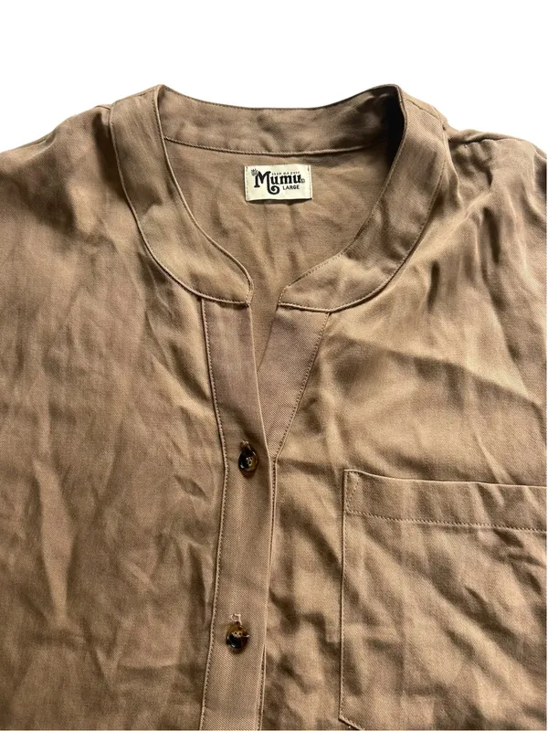 Show Me Your Mumu Horton Romper Sz L Boho Chic Western Minimalist Coastal Khaki - Image 10