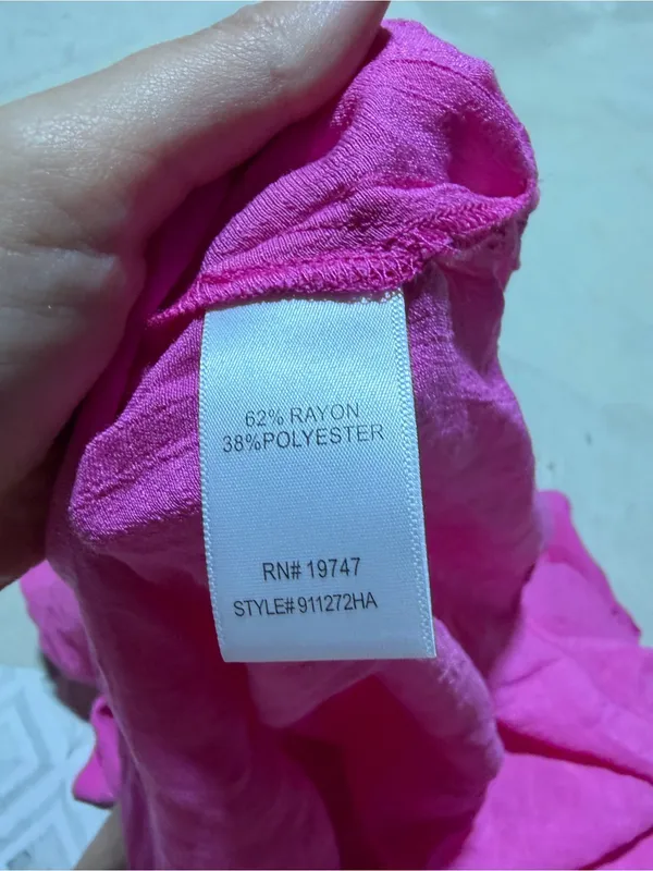 Counterparts NWT pink flamingo blouse medium MSRP$48 - Image 8
