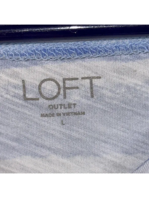LOFT Women's Large Striped Cotton Shirt - Image 5