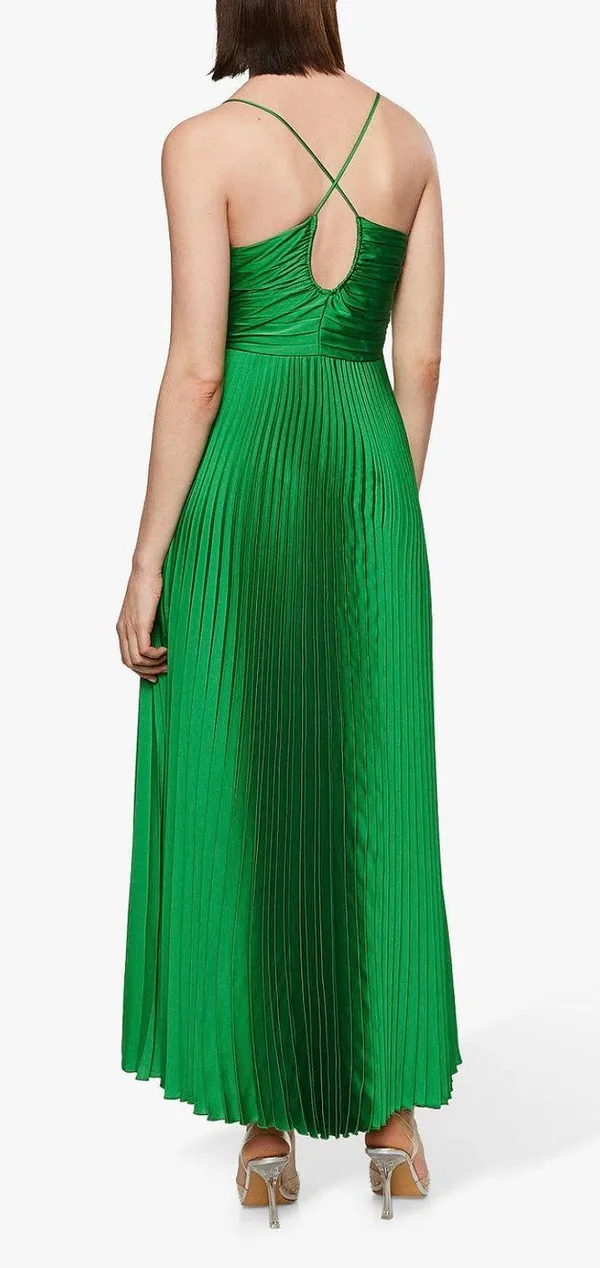 Mango Green Maxi Dress - Image 4