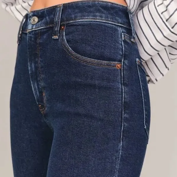 Abercrombie & Fitch The‎ Skinny High Rise Jeans - 30/10 Short - Image 3