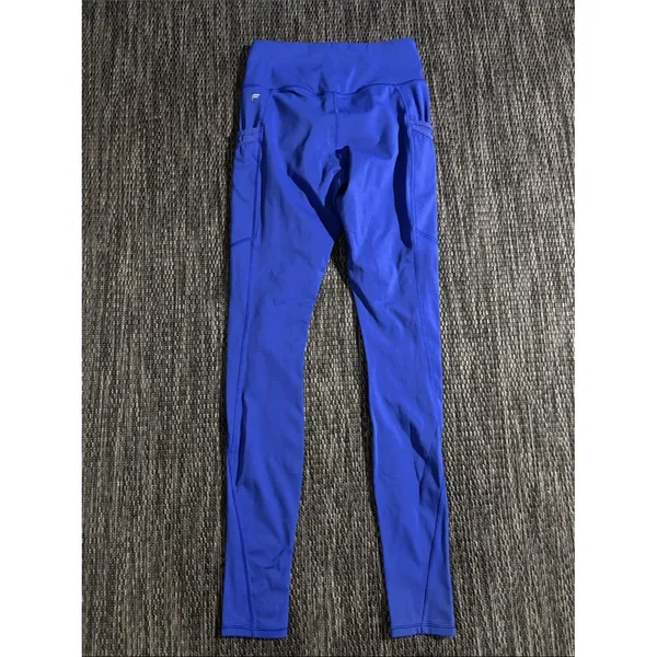 Fabletics Trinity Mid Rise 7/8 Pocket Leggings Royal Blue Size Small - Image 2
