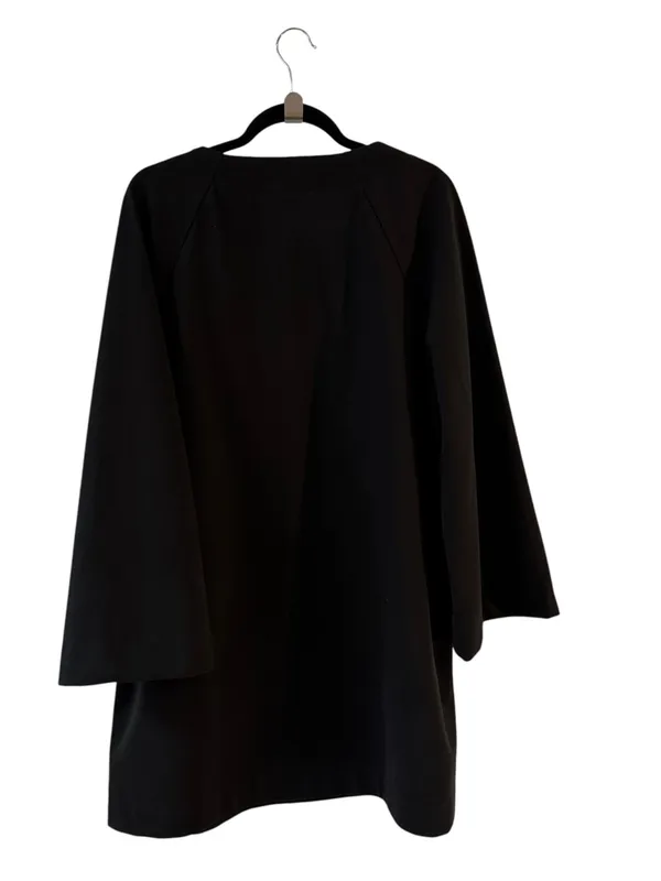 Pomander Place Tuckernuck Audrey Black V Neck Mini Dress Plus Size XXL - Image 4
