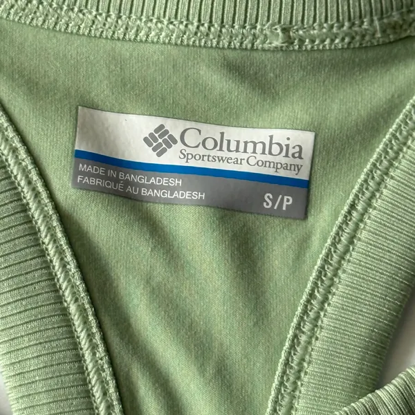 Columbia Boundless Trek Support‎ Tank Womens Small Green AL9322 Omni-Wick NWT - Image 2