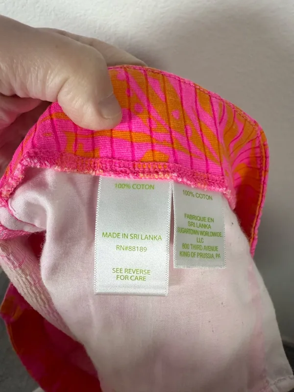 Lilly Pulitzer Women’s Liza Shorts Pop Pink Seaesta Scallop Floral Size 4 - Image 8