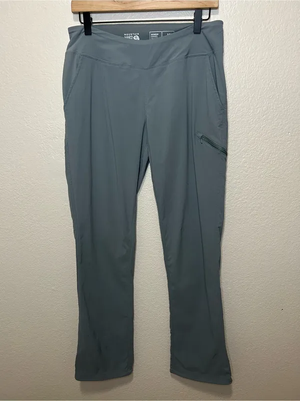 Mountain Hardwear Water Resistant Hiking Pants Light Blue Gray Pull On Women’s - Image 2