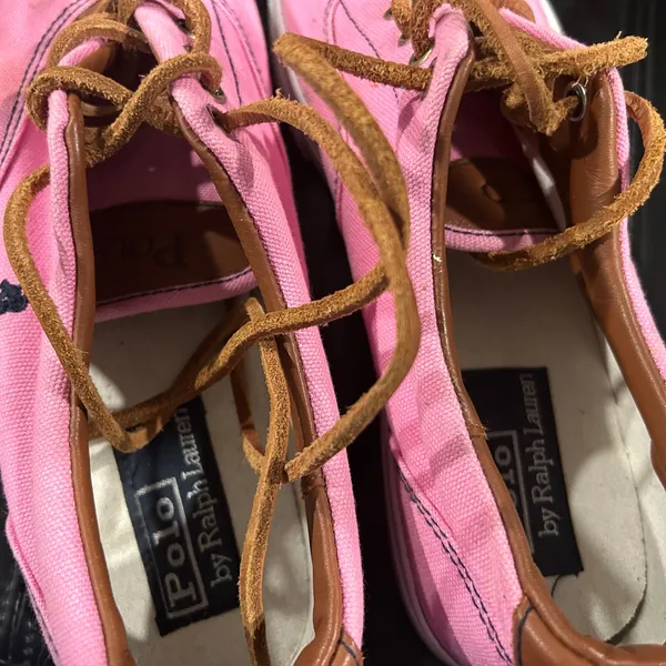 Polo by Ralph Lauren Pink Sneakers - Image 7