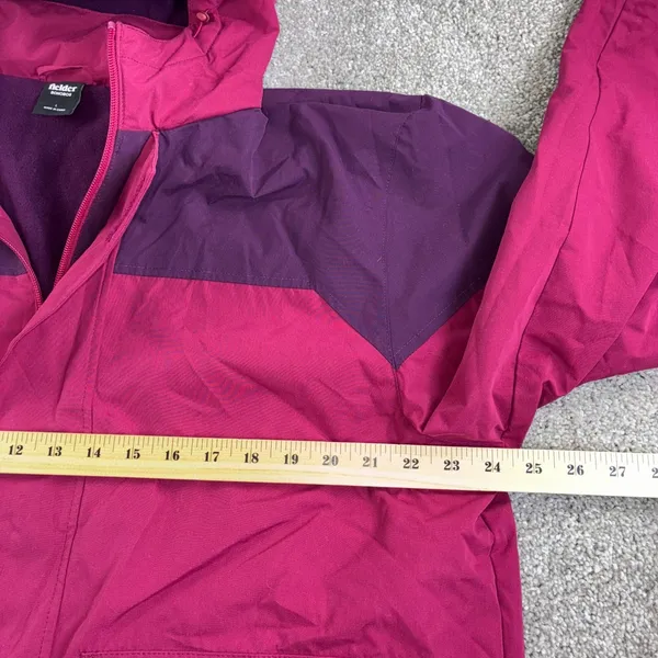 Fielder SonOS 3 Womens Size L Pink Colorblock Fleece Lined Hooded Hiking Parka - Image 7
