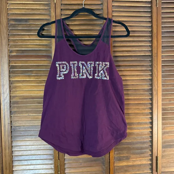 PINK Victoria's Secret Purple Tank - Image 2