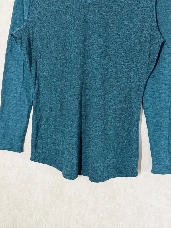 Seg’ments Women’s 100% Merino Wool Thermal Base Layer Shirt Top Longsleeve L - Image 4