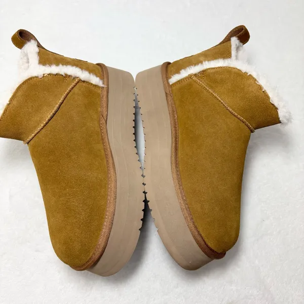Koolaburra by UGG Women's Ultra Mini Platform Chestnut'‎ 1158590W-CHE size 7 - Image 10